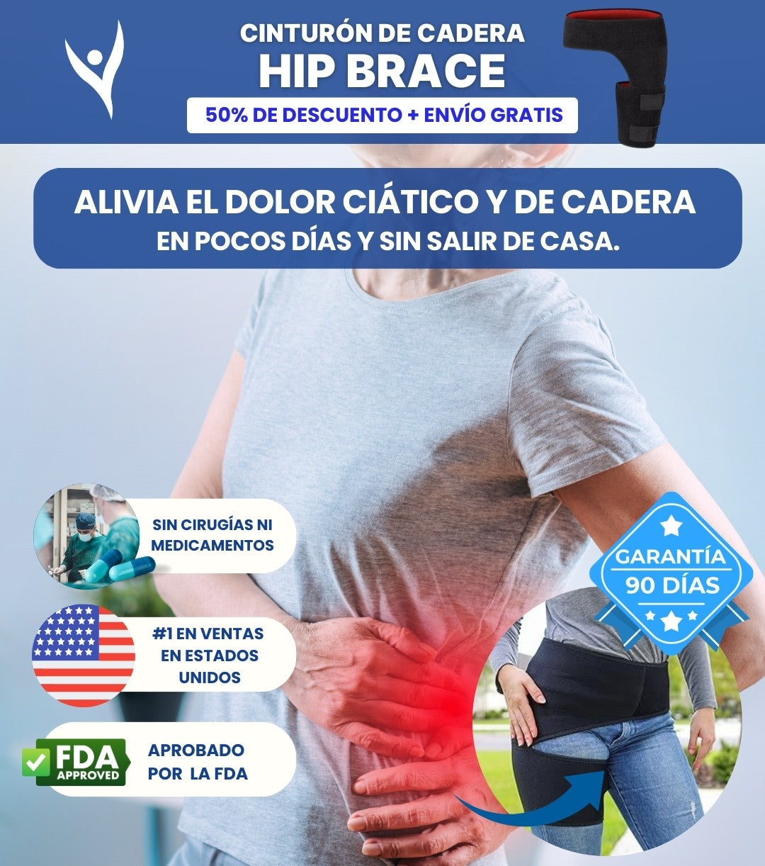 HipBrace Soporte de Cadera